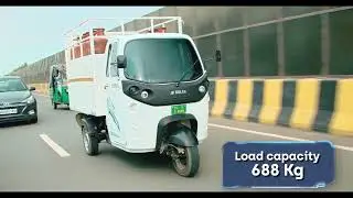 India&rsquo;s most powerful electric EV cargo 3W with industry first offering of 688kgs payload capacity