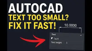 How to Scale the Text Size of Dimensions in AutoCAD