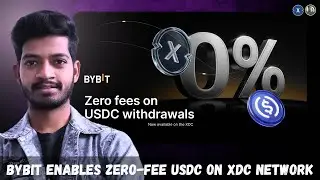 Bybit Enables Zero-Fee USDC on XDC Network | Real Stablecoin Adoption Explained #XDC