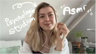 ASMR: Kleine Q&A Laberrunde über mein Psychologiestudium in lofi (mit mini Mic) ✨