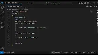 c program  code error