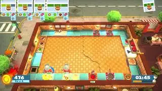 Overcooked AYCE Original Overcooked Level 1-6 4-stars Solo