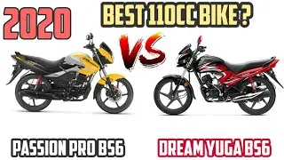 Hero Passion pro bs6 Vs Honda dream yuga 110 bs6 | 2020