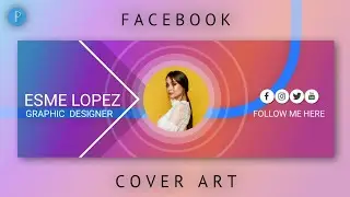 MODERN FACEBOOK COVER ART on ANDROID using PIXELLAB || Tutorial