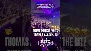 THOMAS ANDERS AT THE RITZ THEATRE IN ELIZABETH, NJ!