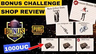 Bonus Challenge Shop Refresh. Free 1000 UC, and Skins. How to Open Shop? #MekZone Gaming #pubgmobile