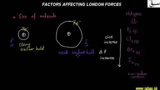 Factors Affecting London Forces  | 1st year Chemistry | swap education portal