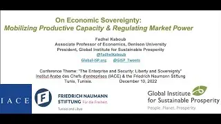 On Economic Sovereignty ~ by Fadhel Kaboub