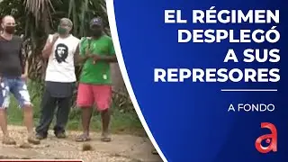 Nuevos Videos: el régimen desplegó a sus represores para silenciar a los cubanos