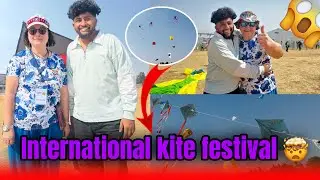 International kite festival 🤯hungama chesina lopala motham 😎😎||hellomamass||