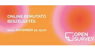 OPEN Survey by WeAreOpen: online launch event & discussion