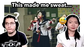German Boyfriend Reacts to Japanese School Exam?! | Atarashii Gakko 
