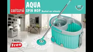 Celltone Aqua Spin Mop#spin mop #mop #Cleaning mop #Bucket on wheel #Celltone Home Appliances