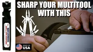 Как заточить нож LEATHERMAN с помощью точилки для ножей SELECTOOL #leatherman #knifeskills #sharpening #tips