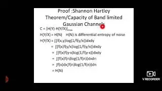 ECT 306 | Module 2 |Proof of Shannon Hartley Theorem | Shannon Limit |Bandwidth
