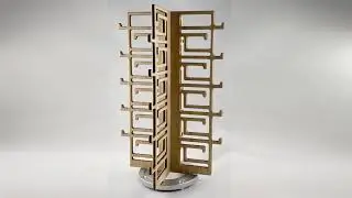 Handmade 20 ct Bamboo Rotating Sunglasses Rack
