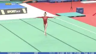 Kylie Smith 🇺🇸 FX TF/AA 12.850 2025 Jesolo Trophy