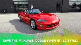 Save the Manuals: 1993 Dodge Viper Style! #dodgeviper #dodge #viperrt10 #savethemanuals 
