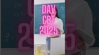 DAV CBT EXAM 2025 Recruitment. Last date to apply #davcbt #davrecruitment2025 #davrecruitment