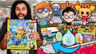 Hunting for RARE NICKELODEON MERCH at GIANT THRIFT STORE