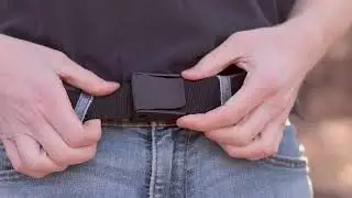 The Thomas Bates Titan Web Belt - how to open and close this heavy duty belt.