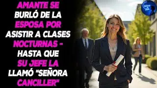 La amante se burló de la esposa por asistir a clases nocturnas, hasta que su jefe la llamó 