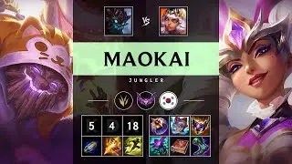Maokai Jungle vs Qiyana - KR Master Patch 25.18