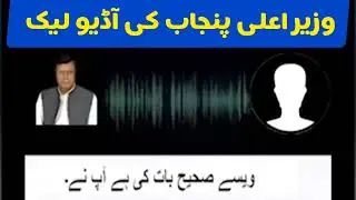 Ch Pervaiz Elahi Leaked Audio Call about Fawad Chaudhry