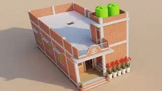 दुनिया का सबसे शानदार तीन कमरे का सबसे अच्छा नक्शा || 3 Bedroom House Plan ,800 sqft Village House