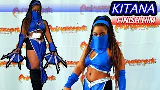 KITANA Cosplay Mortal Kombat Animazement 2019| Handmade Costume | Vlog | Haul