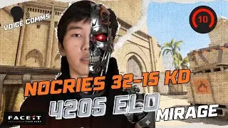 nocries 32-15 KD - FACEIT 4205 ELO - VOICE COMMS #nocries #cs2 #povcs2 #cs2pov