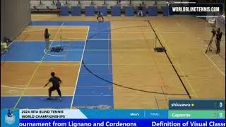 Blind Tennis best point world championship