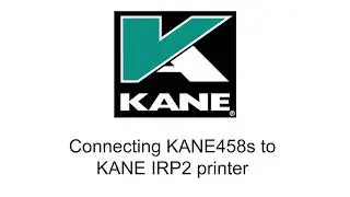 Kane Analysers Tutorial – Connecting KANE458s To Mobile KANE Wireless Printer App