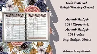 Annual Budget || Closeout 2021 and Setup 2022! || Etsy Budget Sheets
