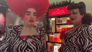 Cinderella's Ugly sisters shop til they drop in Bromley