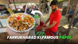 Farrukhabad ki FAMOUS Papdi | Indian Street Food Review | Uttar Pradesh Special