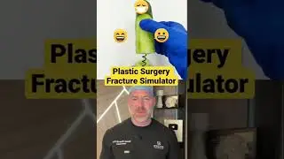 Plastic Surgery Fracture Simulator 😂 #shorts