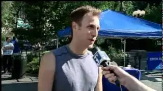 Brooklyn Bridge Boot Camp's Terence Gerchberg on NY 1- Summer in the Square
