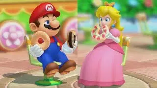 Mario Party 10 - Mario vs Peach - Haunted Trail
