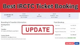 Best IRCTC Ticket Booking 2024 