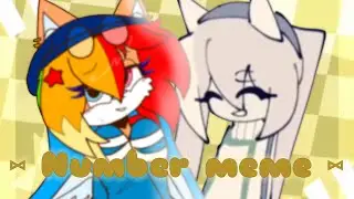 Number meme [COLLAB!] | with @x.sondash_rayan.x | Art animation