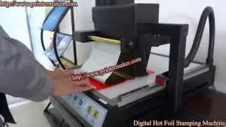 Digital Hot Stamping Machine,How to use Digital Hot Foil Stamping Machine