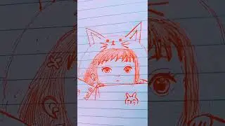 Easy Girl drawing #shortsyoutube #shortsvideo