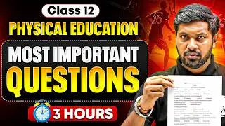 Class 12 Physical Education Most Important Questions 🎯 | CBSE Board Exams 2026