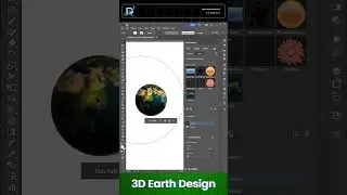 Let's Design 3D Earth  in illustrator#illustratortutorial #illustrator3d  #3ddesign #dzignex
