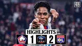 Endrick Goal! Lille vs Lyon 1-2 R&eacute;sum&eacute; | Coupe de France 2025-26 Highlights | LOSC vs OL