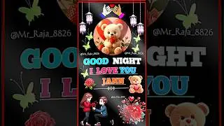 Good Night My Love 🌙 Cute Teddy Romantic Status#GoodNight#Jaan#ILoveYou#Love#Romantic#CuteTeddy