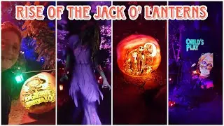 RISE OF THE JACK O' LANTERNS 2025/Mas de 7,000 CALABAZAS talladas a mano y mucha mas diversion. L.I.