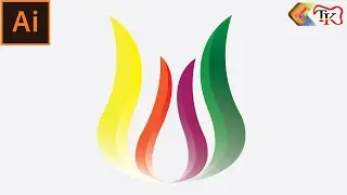 logo designing tutorial 3D adobe illustrator using pointer tool