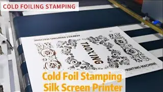 UV Cold Foil Stamping Production Line-Screen Printing+UV Drying+ Foil Stamping